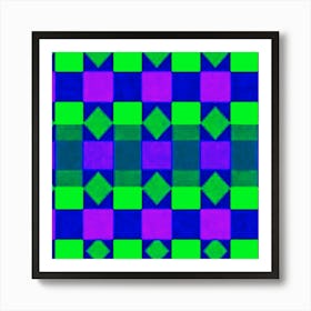 Checkered Pattern 1 Poster