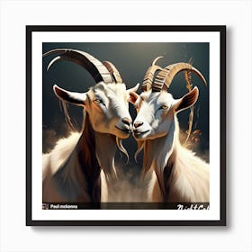 Goat Lovers Art Print