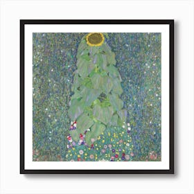 Sunflowers, Gustav Klimt Art Print