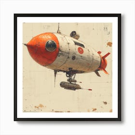 Spaceship Art Print