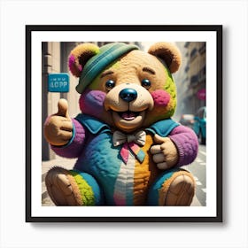 Teddy Bear 2 Art Print