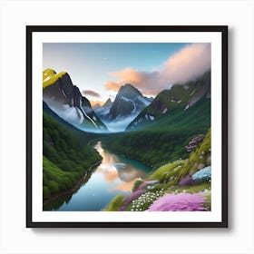 Tranquility in the Highlands Art Print