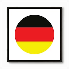 German Flag Art Print