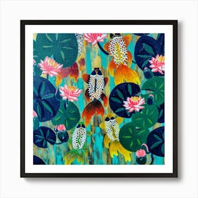 Pond life Art Print