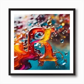 Letter R Art Print