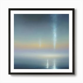 Two Comets In The Sky Art Print