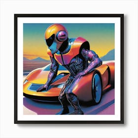 Futuristic Man 153 Art Print