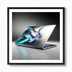 Leonardo Phoenix A Futuristic Sleek Laptop With A Mesmerizing 2 Art Print