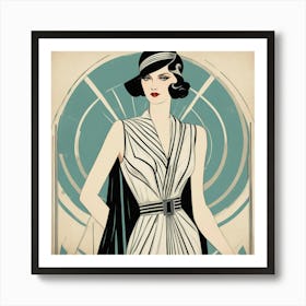 Art Deco 13 Art Print