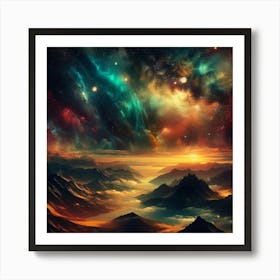 Nebula 136 Art Print