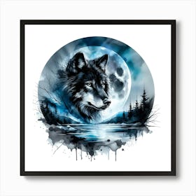 Creative Wild Animal Representation 108 Art Print