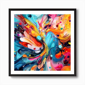 Abstract Painting - Never Stop Dreaming Art Print