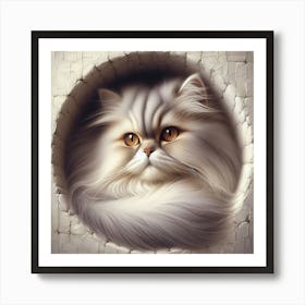 Persian Cat Art Print