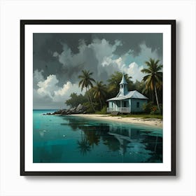 Church On The Beach 5 Art Print