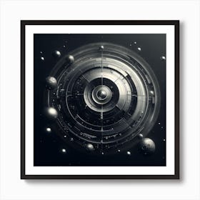 Futuristic Spaceship 33 Art Print