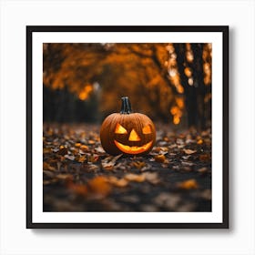 Halloween Pumpkin 4 Art Print