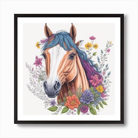 Horseluck Art Print