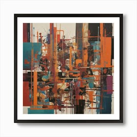 Abstract Painting 424 Art Print