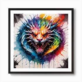 Dragon Painting Art Print