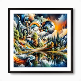 Whispering Echoes of Nature Art Print