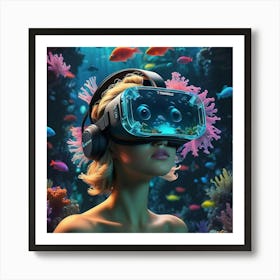 Vr Headset 2 Art Print