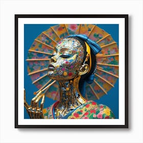 Robot Woman 7 Art Print