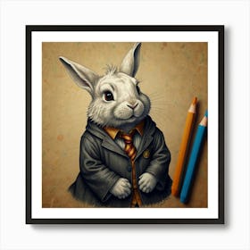 Harry Potter Rabbit 2 Art Print