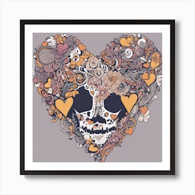 Day Of The Dead Skull Art Print