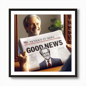 Good News Art Print