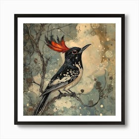 Bird On A Branch 5 Art Print