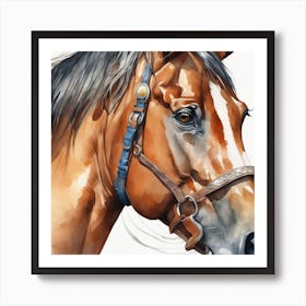 Portrait Of A Horse 1 Art Print