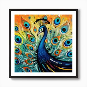 Peacock 24 Art Print