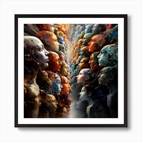 Human Race Art Print