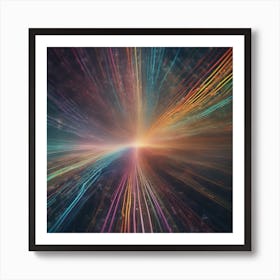 Abstract Space Background 17 Art Print