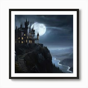 Harry Potter Castle 1 Art Print