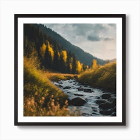 Autumn In The Mountains 8 Art Print