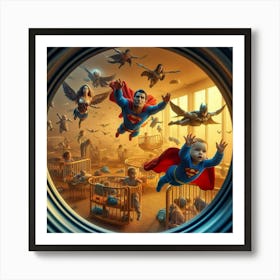 Superman'S Nursery Art Print