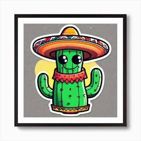 Mexican Cactus 26 Art Print