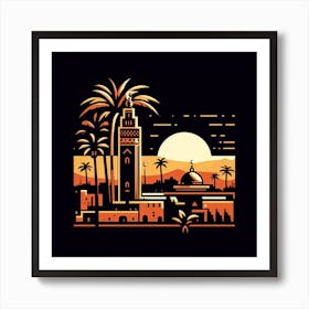 Morocco City Art Print