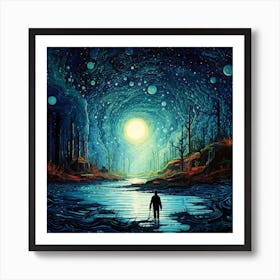 Night In The Woods Art Print