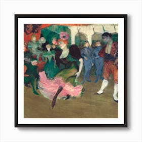 Marcelle Lender Dancing The Bolero In Chilpéric, Henri De Toulouse Lautrec Art Print