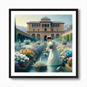 beautiful lady67 Art Print