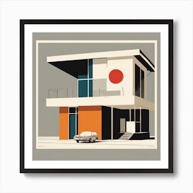 Bauhaus Print, Mid Century Modern Wall Art, Pop Culture Print, Modern Art, Exhibition Poster, Minimalist, Modern, Retro Print Art Print Art Print
