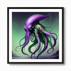 Octopus 5 Art Print