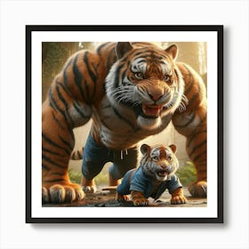 Tiger Cub Art Print