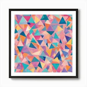 Triangles 7 Art Print