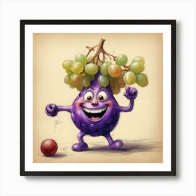 Grapes 1 Art Print