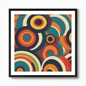 Abstract Circles 12 Art Print