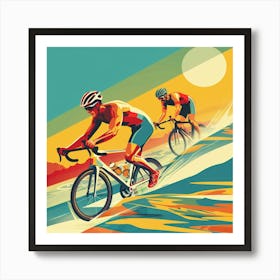 Triathlon 3 Art Print