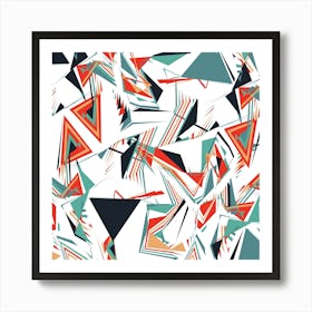 Abstract Geometric Pattern 3 Art Print